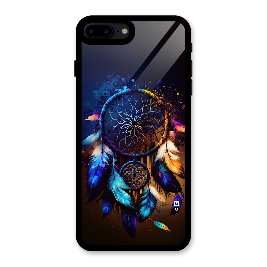 Dream Feather Glass Back Case for iPhone 8 Plus