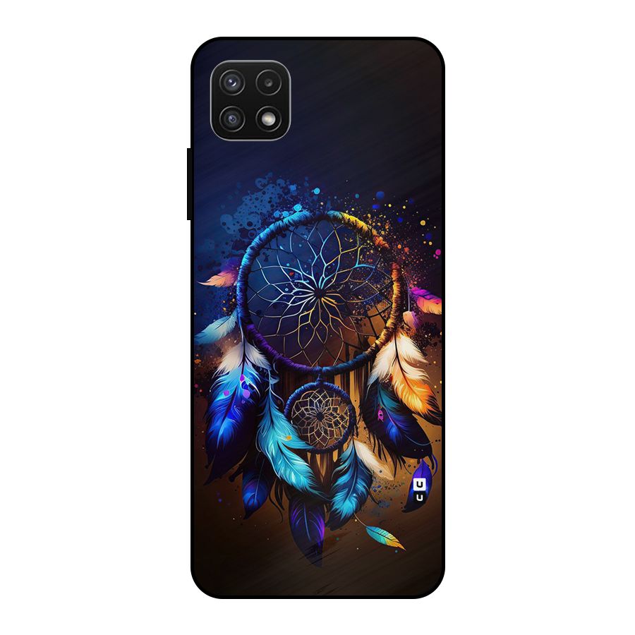 Dream Feather Metal Back Case for Galaxy A22 5G