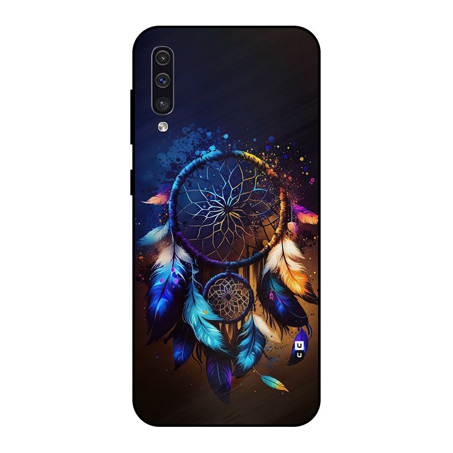 Dream Feather Metal Back Case for Galaxy A50