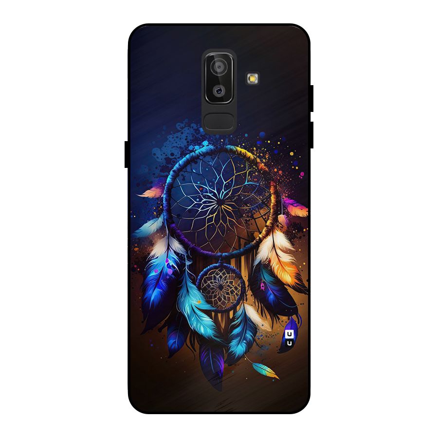 Dream Feather Metal Back Case for Galaxy J8