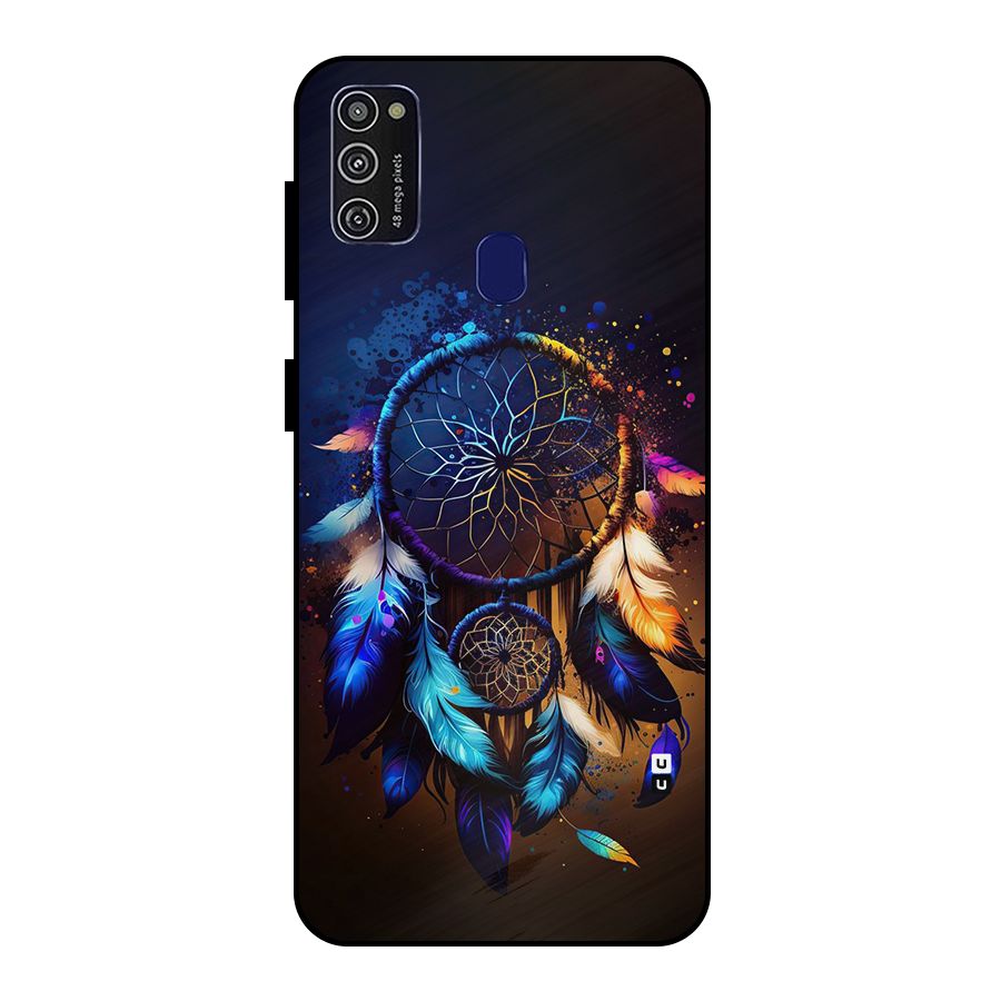 Dream Feather Metal Back Case for Galaxy M30s