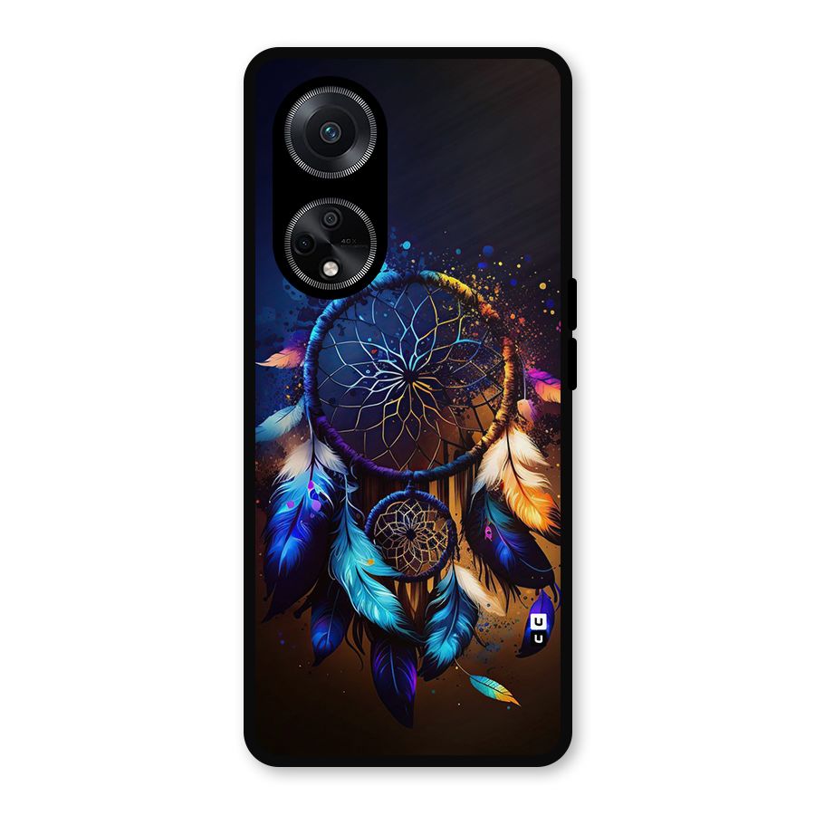 Dream Feather Metal Back Case for Oppo F23