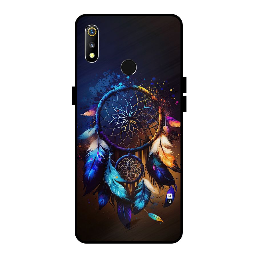 Dream Feather Metal Back Case for Realme 3i