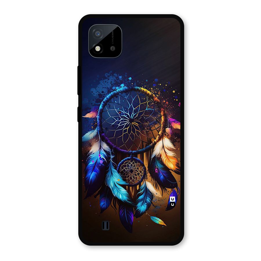 Dream Feather Metal Back Case for Realme C11 2021