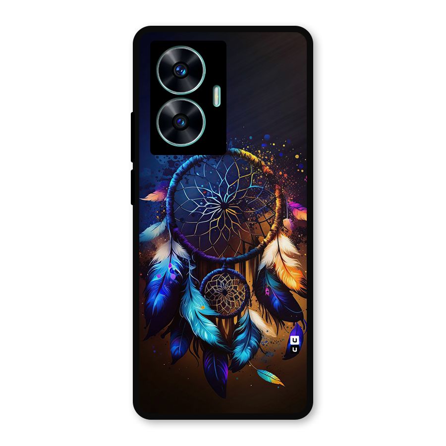 Dream Feather Metal Back Case for Realme Narzo N55