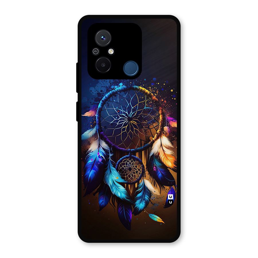 Dream Feather Metal Back Case for Redmi 12C