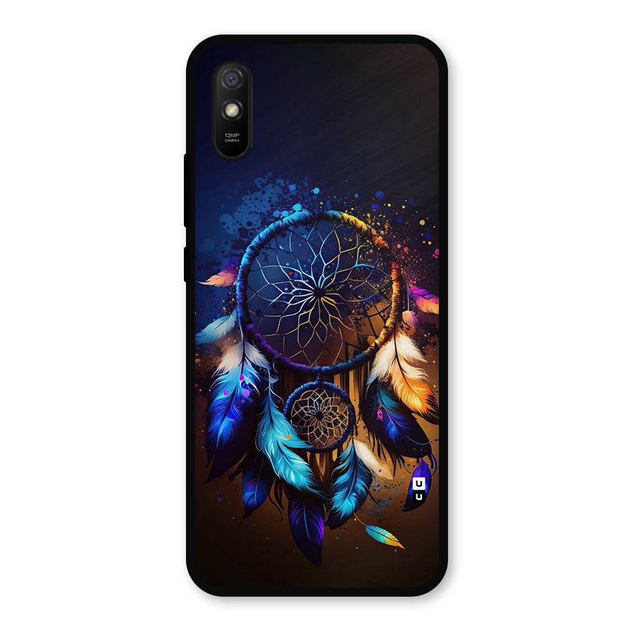 Dream Feather Metal Back Case for Redmi 9a