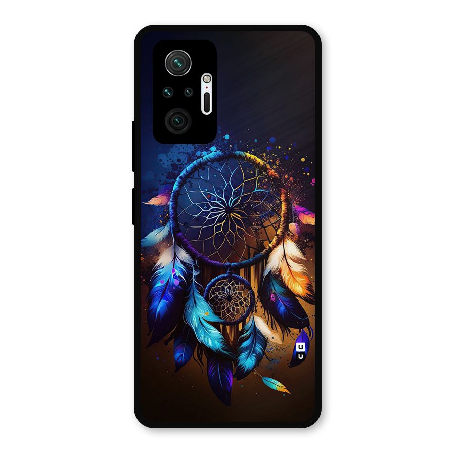 Dream Feather Metal Back Case for Redmi Note 10 Pro Max