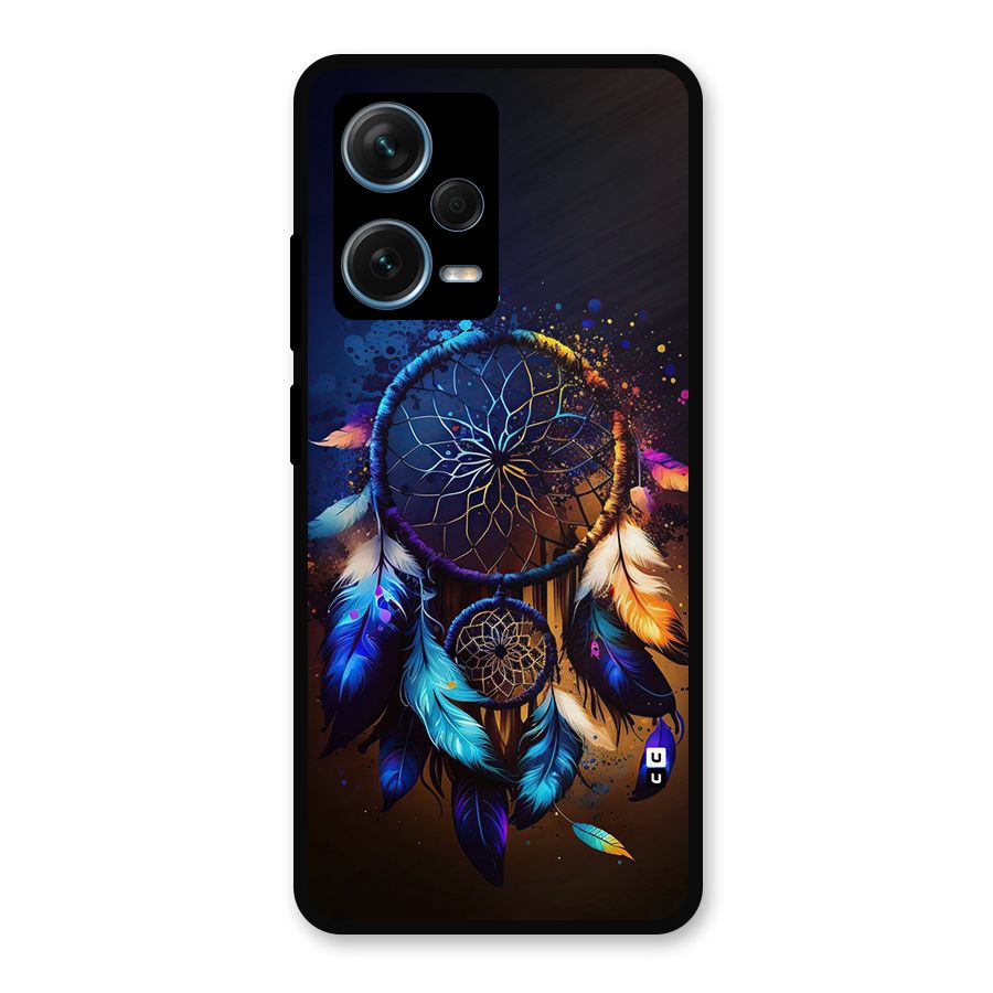 Dream Feather Metal Back Case for Redmi Note 12 Pro Plus 5G