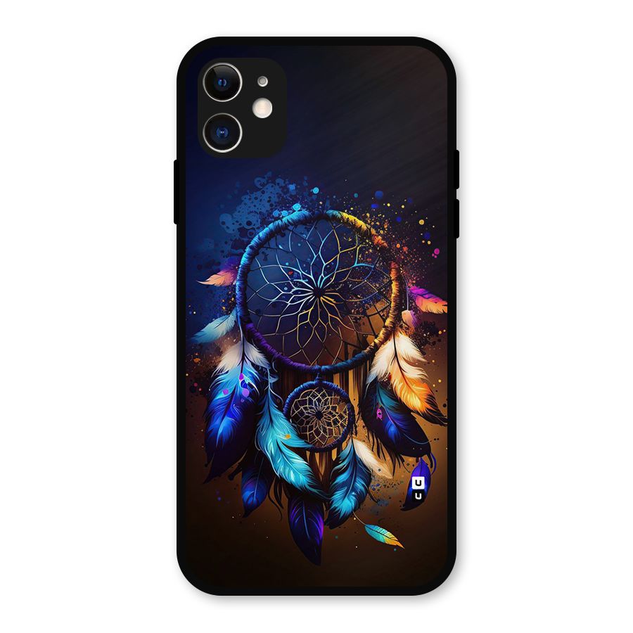 Dream Feather Metal Back Case for iPhone 11