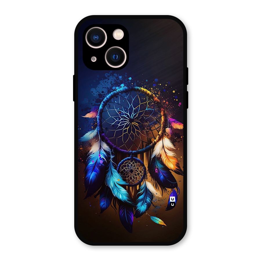 Dream Feather Metal Back Case for iPhone 13