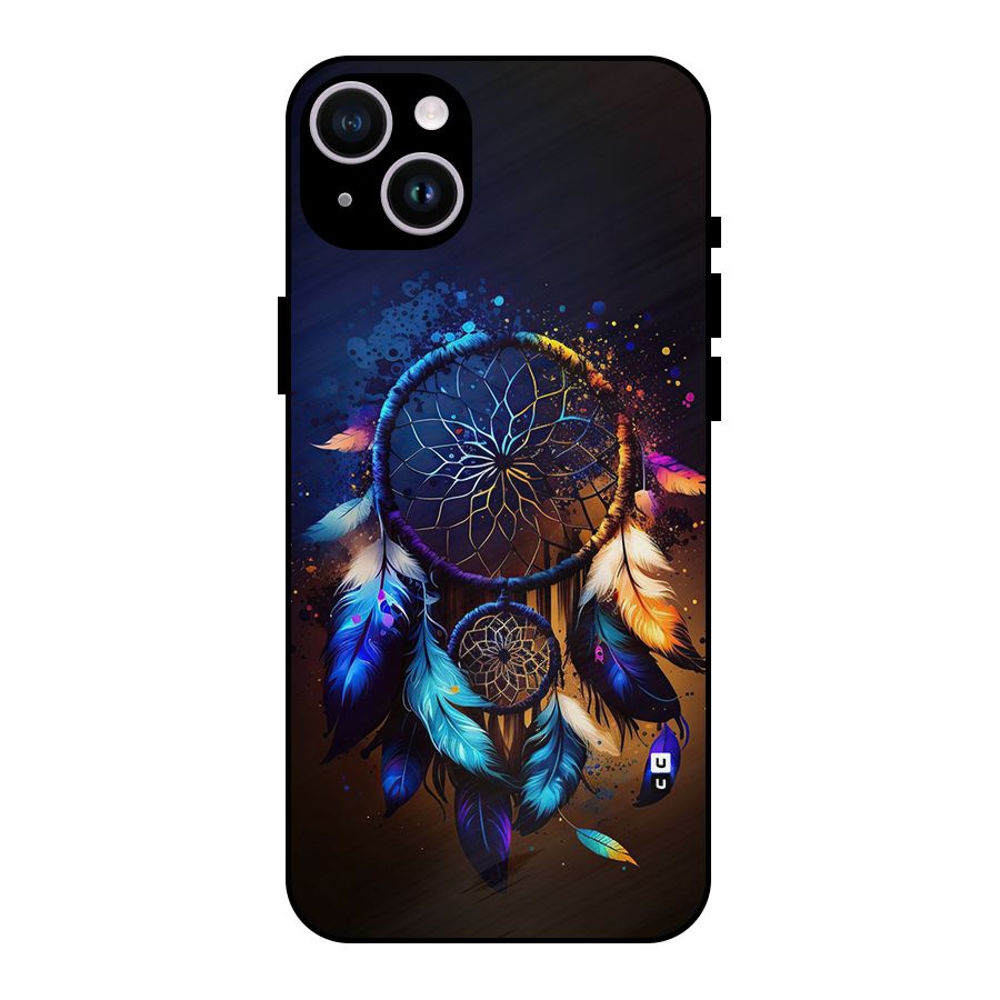 Dream Feather Metal Back Case for iPhone 14 Plus