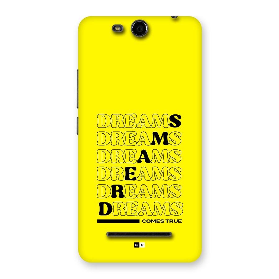 Dreams Comes True Back Case for Canvas Juice 3 Q392