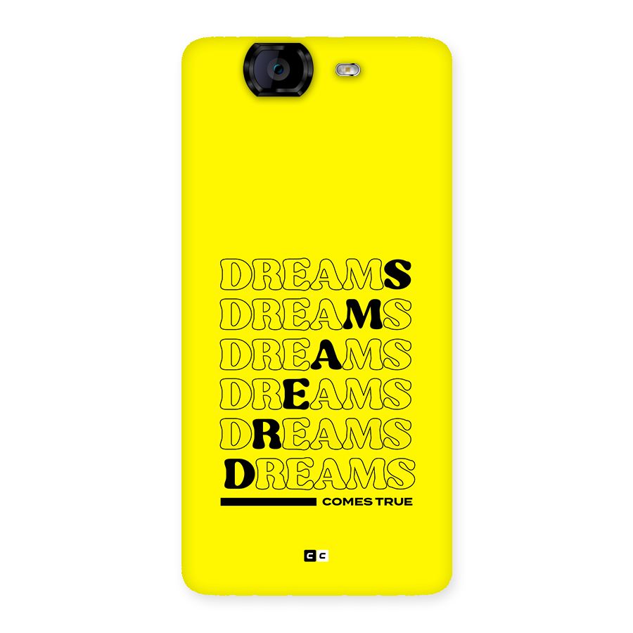 Dreams Comes True Back Case for Canvas Knight A350