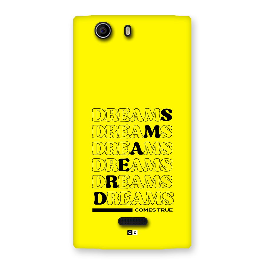 Dreams Comes True Back Case for Canvas Nitro 2 E311