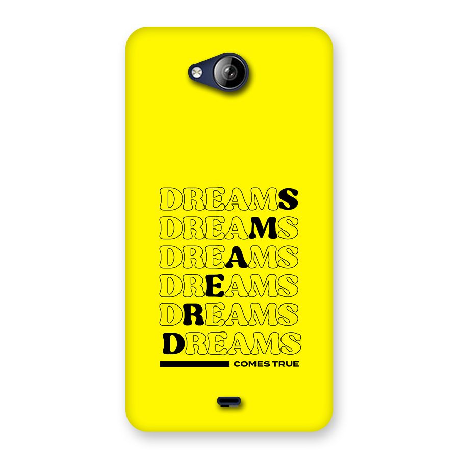 Dreams Comes True Back Case for Canvas Play Q355