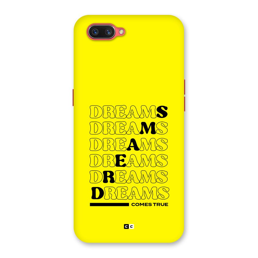 Dreams Comes True Back Case for Oppo A3s