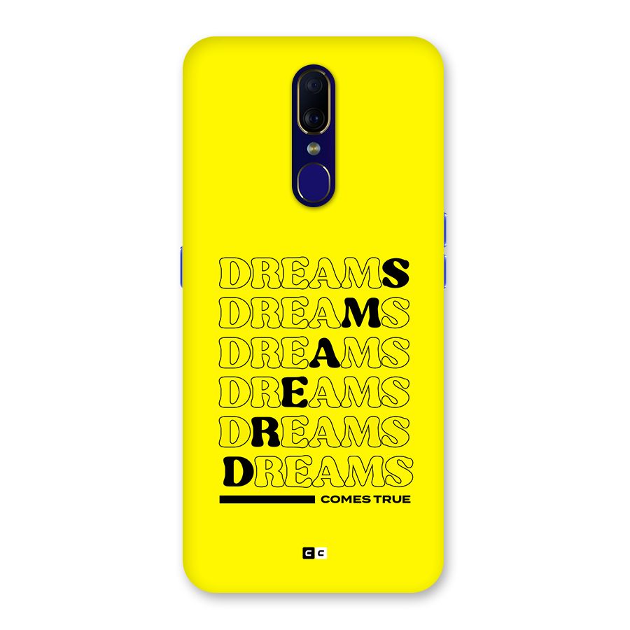 Dreams Comes True Back Case for Oppo A9