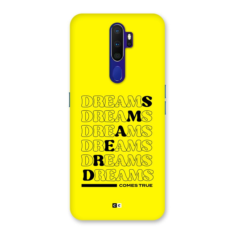 Dreams Comes True Back Case for Oppo A9 (2020)