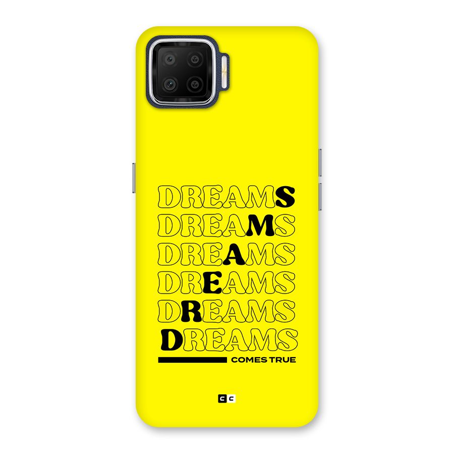 Dreams Comes True Back Case for Oppo F17