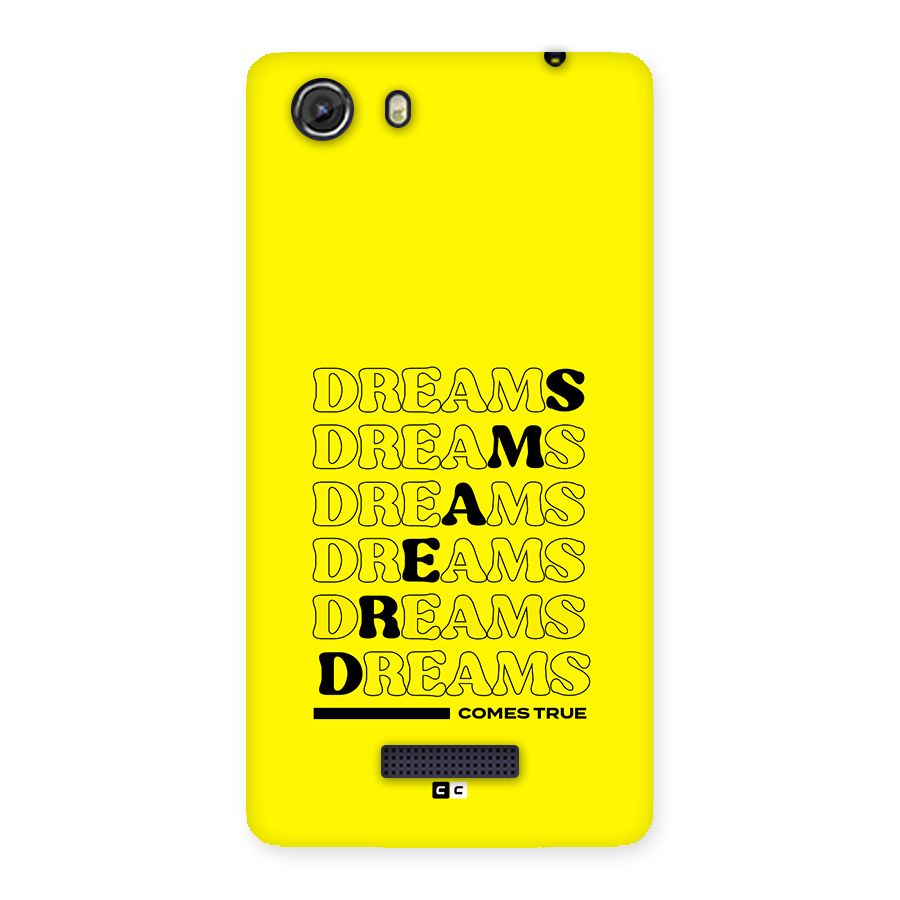 Dreams Comes True Back Case for Unite 3