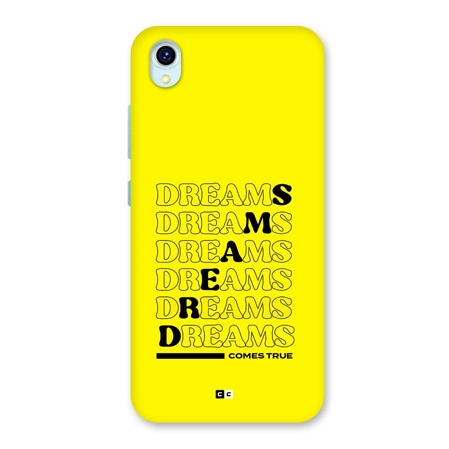 Dreams Comes True Back Case for Vivo Y1s