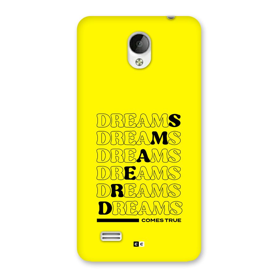 Dreams Comes True Back Case for Vivo Y21