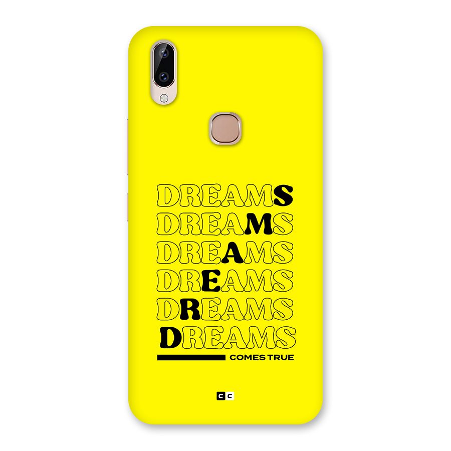 Dreams Comes True Back Case for Vivo Y83 Pro