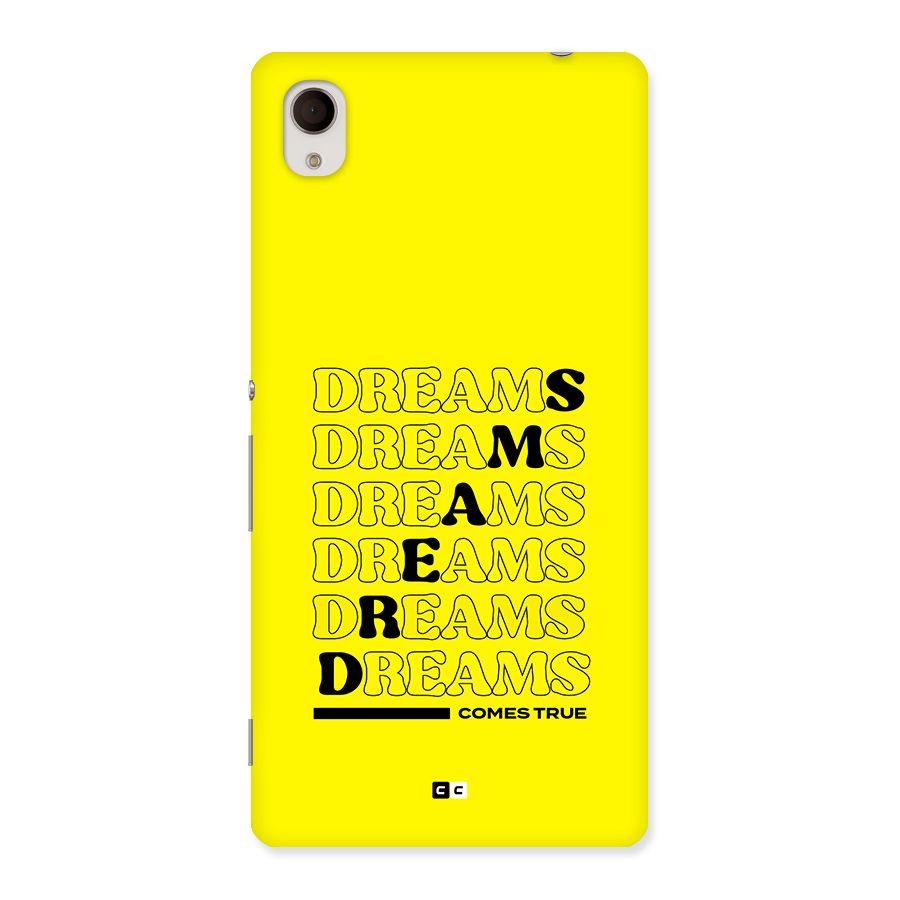 Dreams Comes True Back Case for Xperia M4 Aqua
