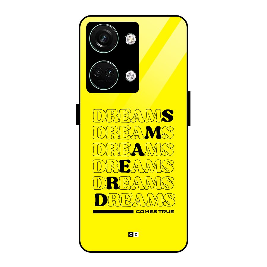 Dreams Comes True Glass Back Case for Oneplus Nord 3