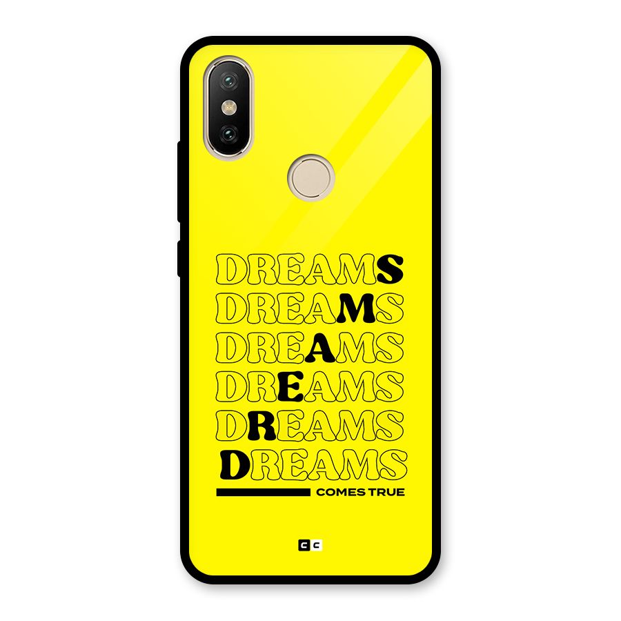 Dreams Comes True Glass Back Case for Redmi A2