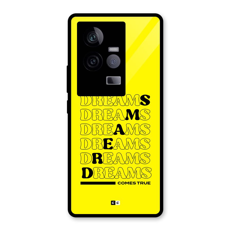 Dreams Comes True Glass Back Case for Vivo iQOO 11 5G