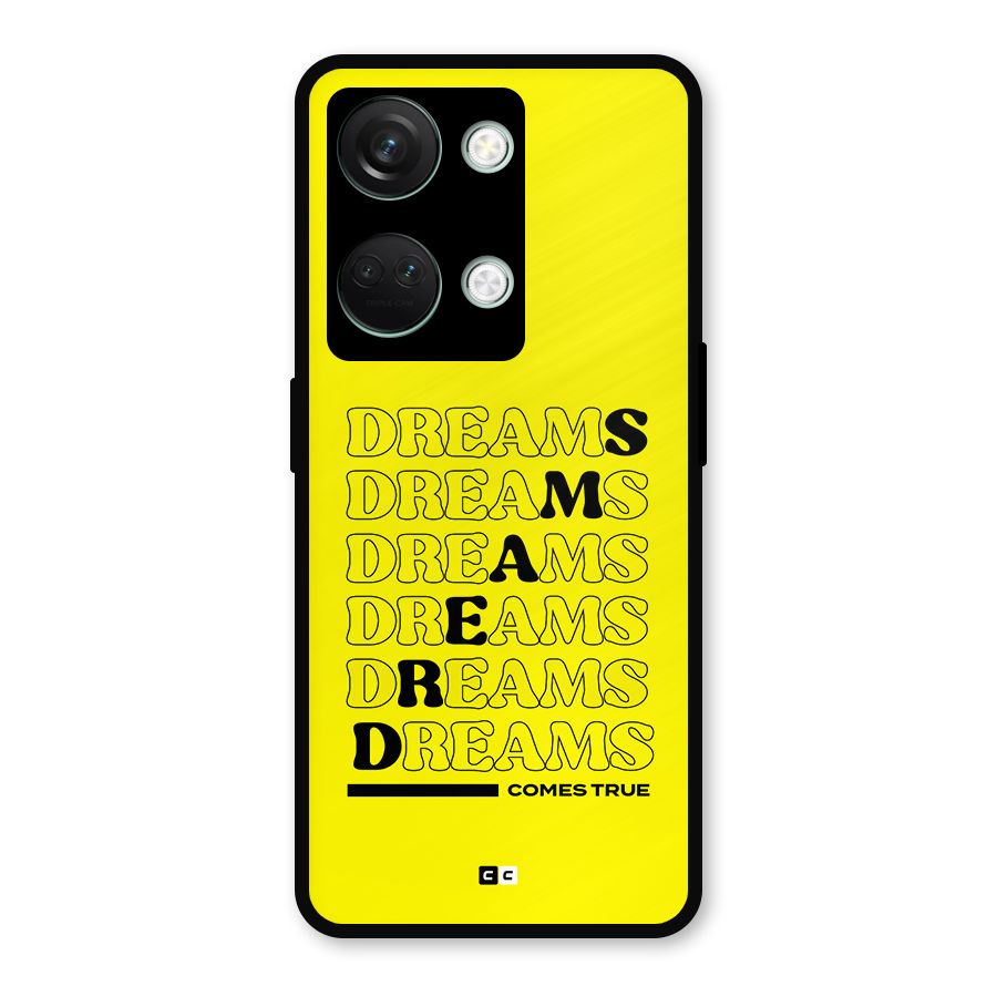 Dreams Comes True Metal Back Case for OnePlus Nord 3