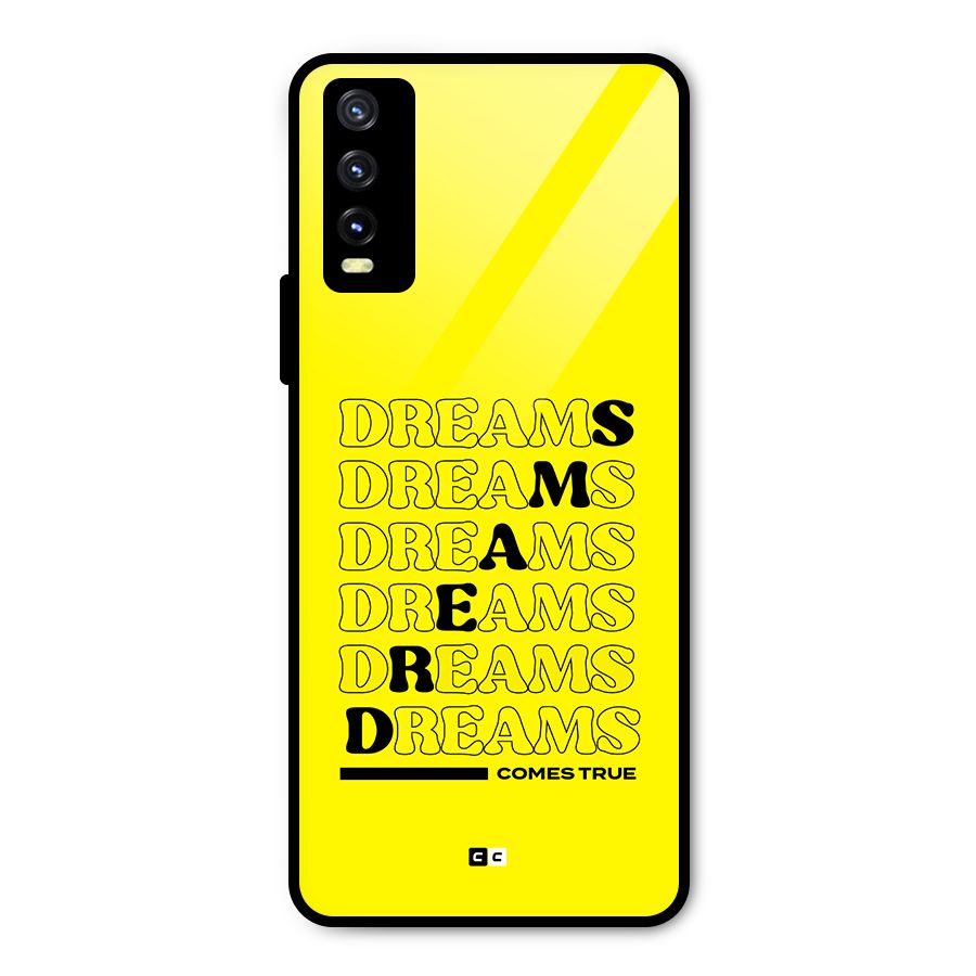 Dreams Comes True Metal Back Case for Vivo Y20