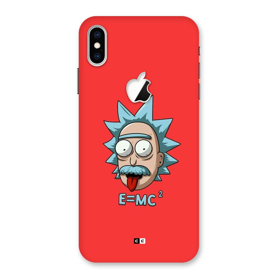 E is Equal Back Case for iPhone XS Max Apple Cut