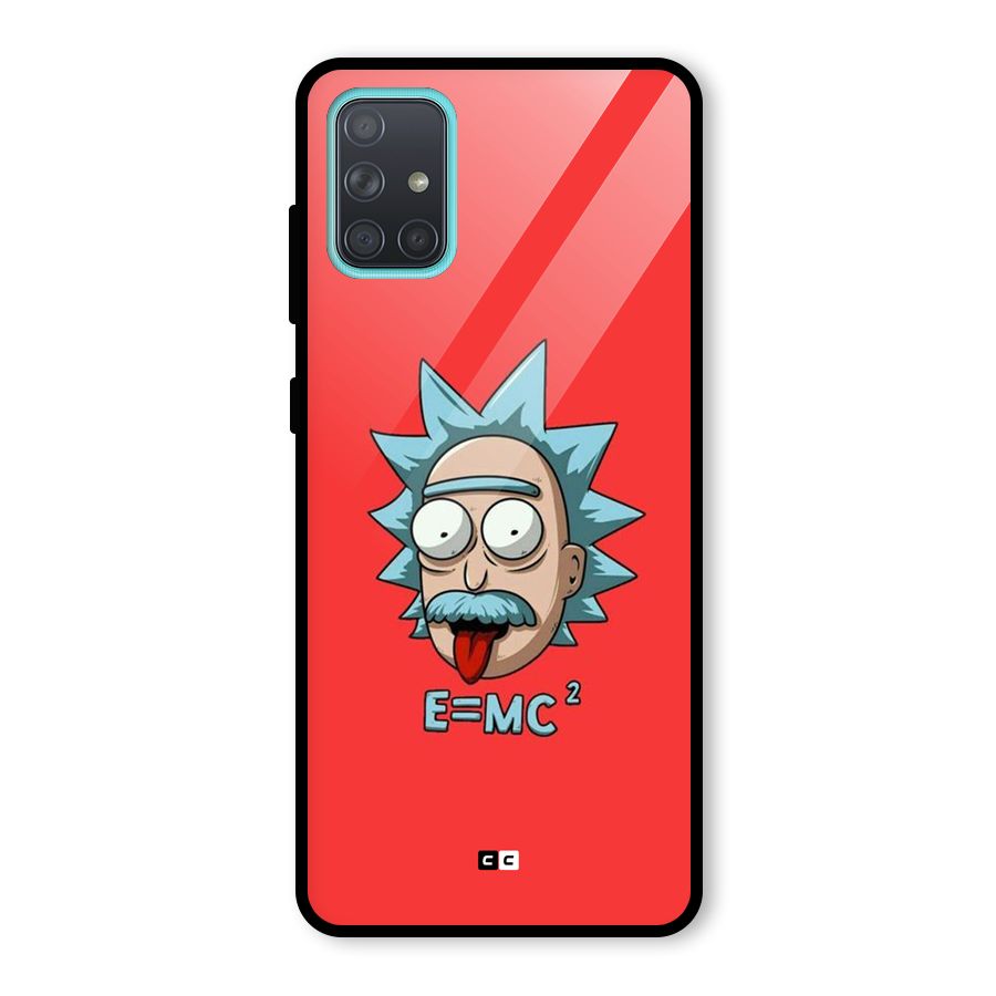 E is Equal Glass Back Case for Galaxy A71
