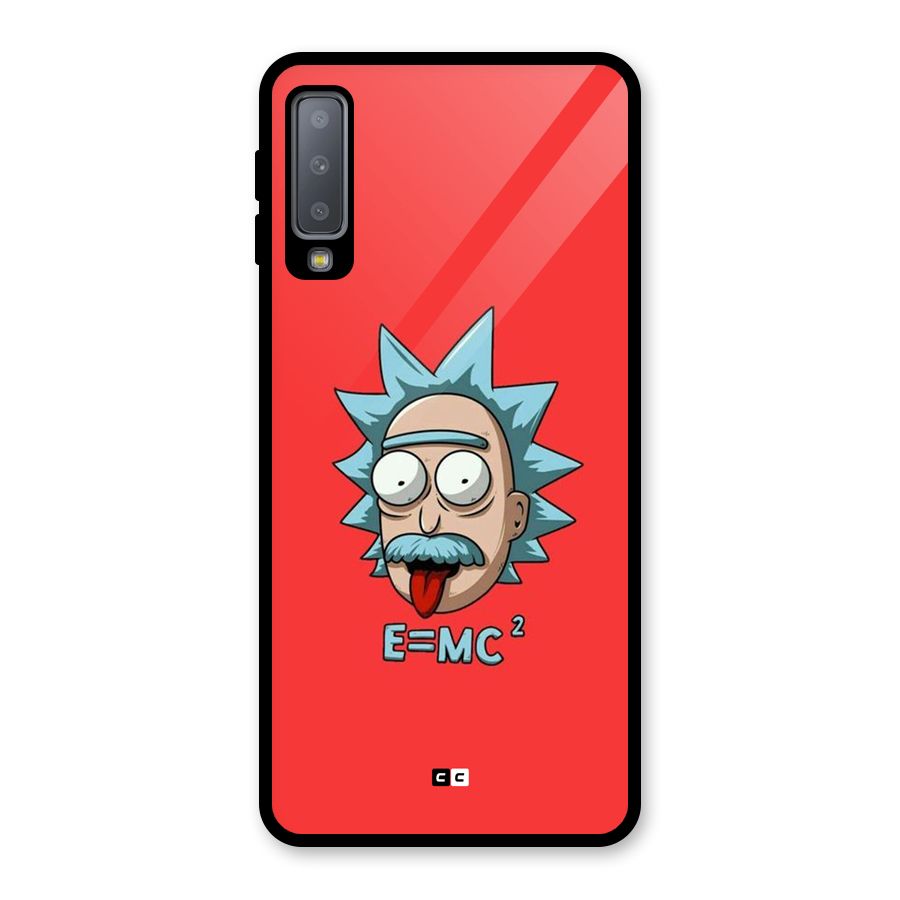 E is Equal Glass Back Case for Galaxy A7 (2018)