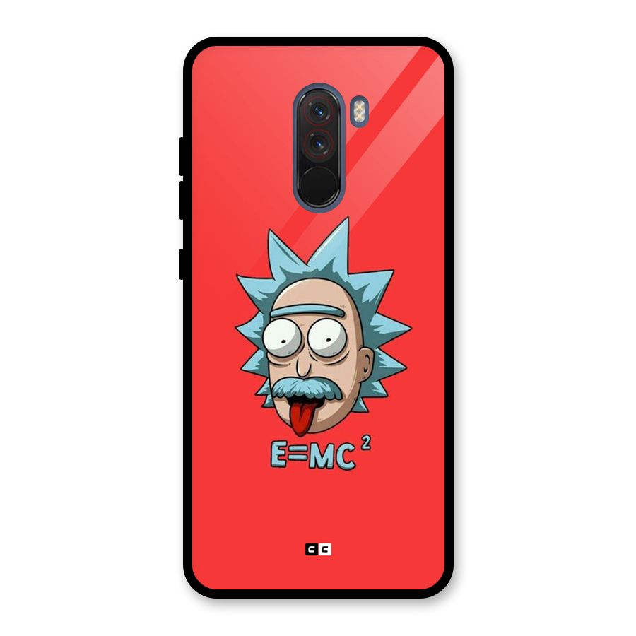 E is Equal Glass Back Case for Poco F1