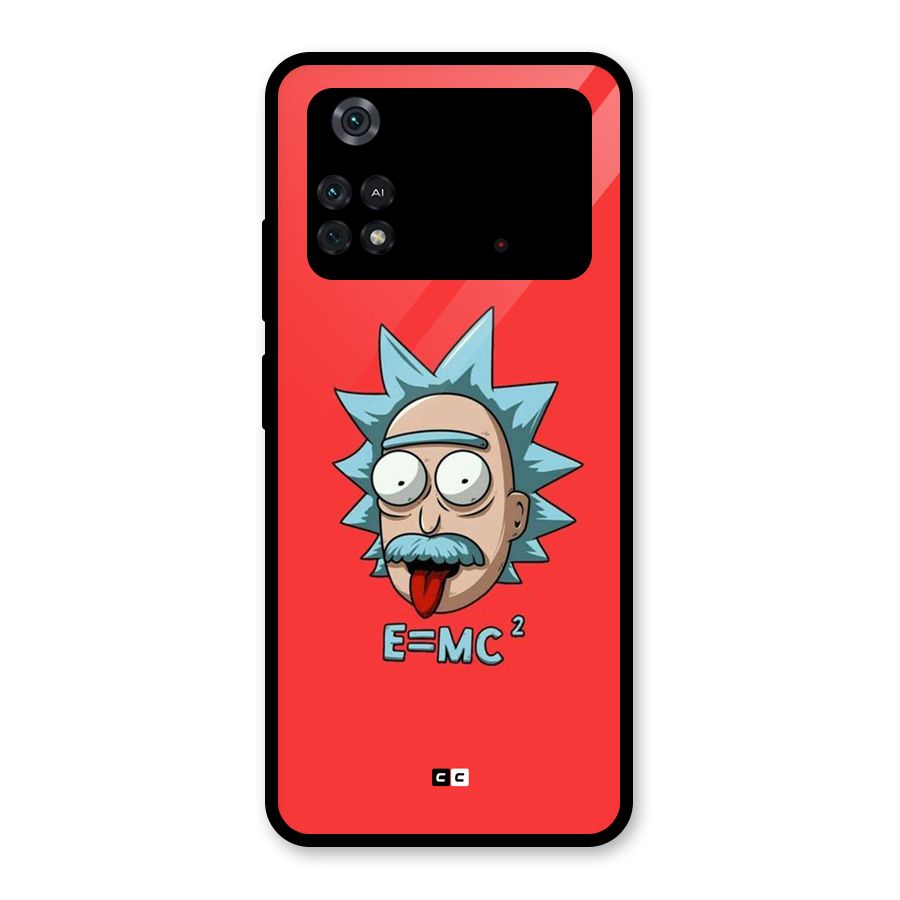 E is Equal Glass Back Case for Poco M4 Pro 4G