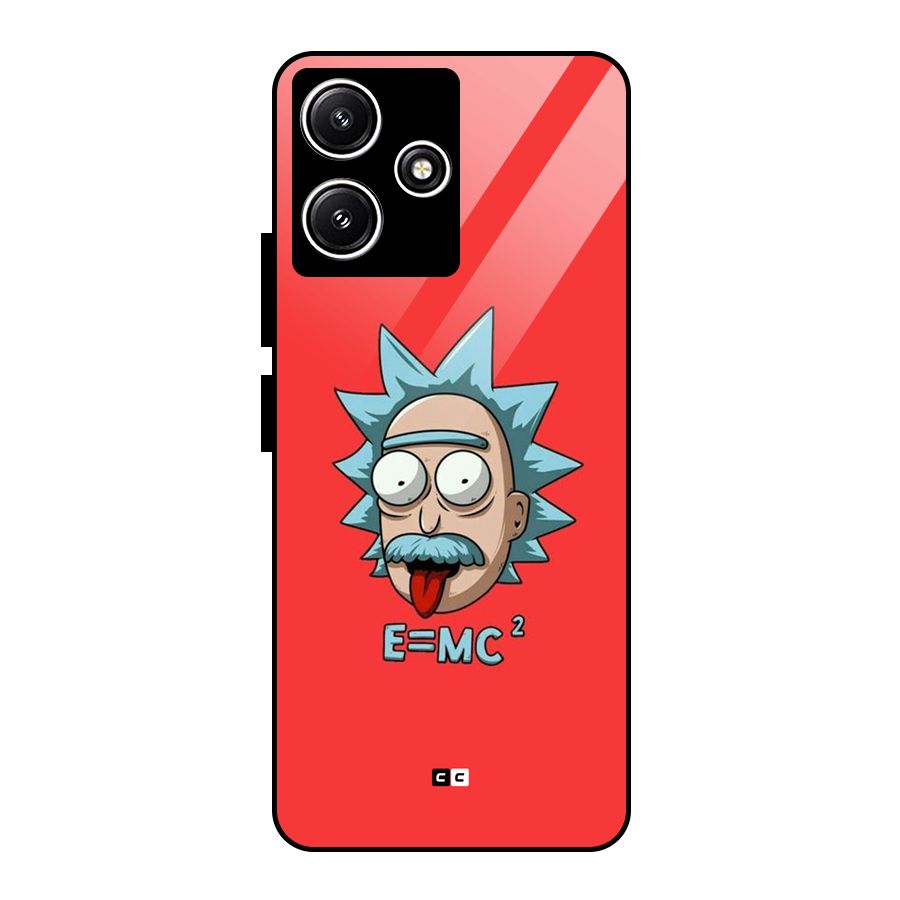 E is Equal Glass Back Case for Poco M6 Pro