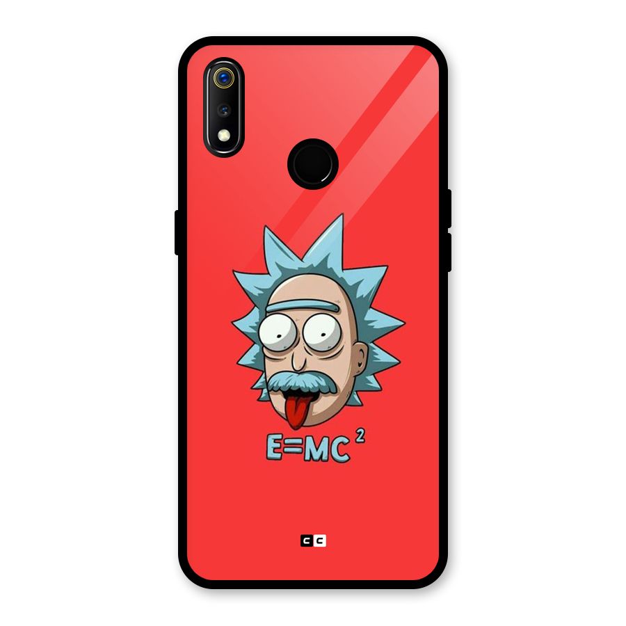 E is Equal Glass Back Case for Realme 3i