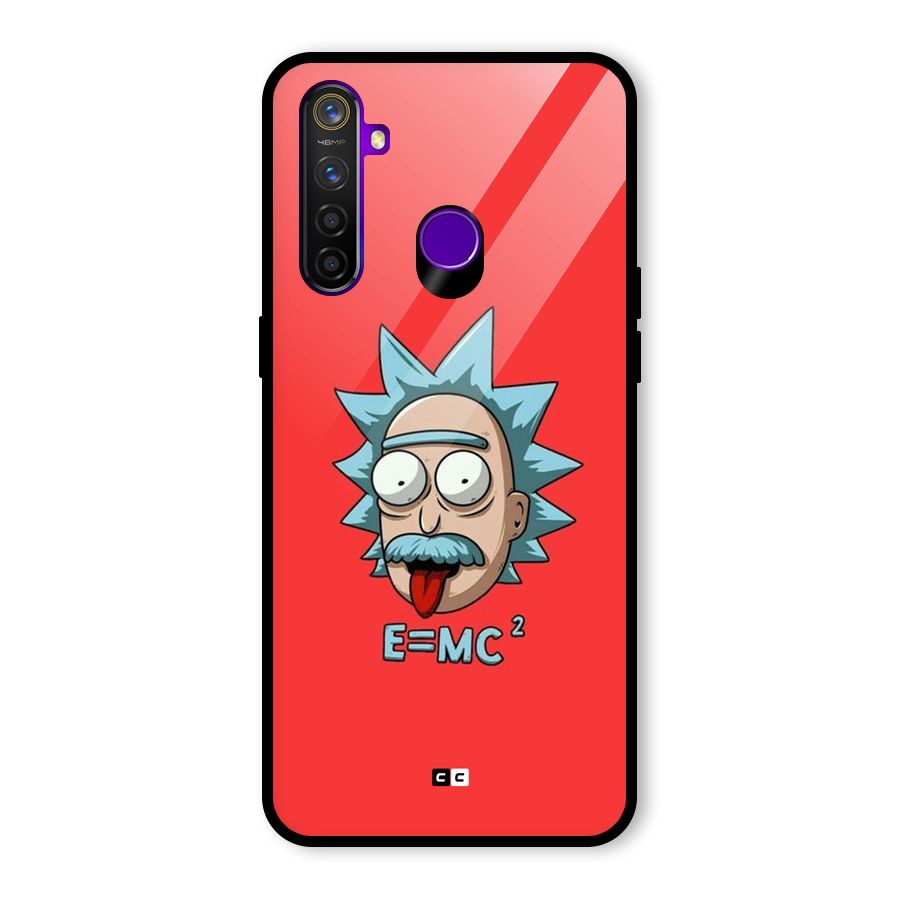 E is Equal Glass Back Case for Realme 5 Pro