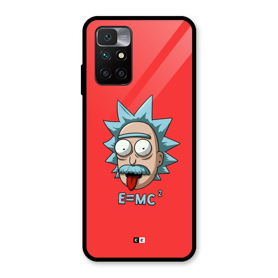 E is Equal Glass Back Case for Redmi 10 Prime