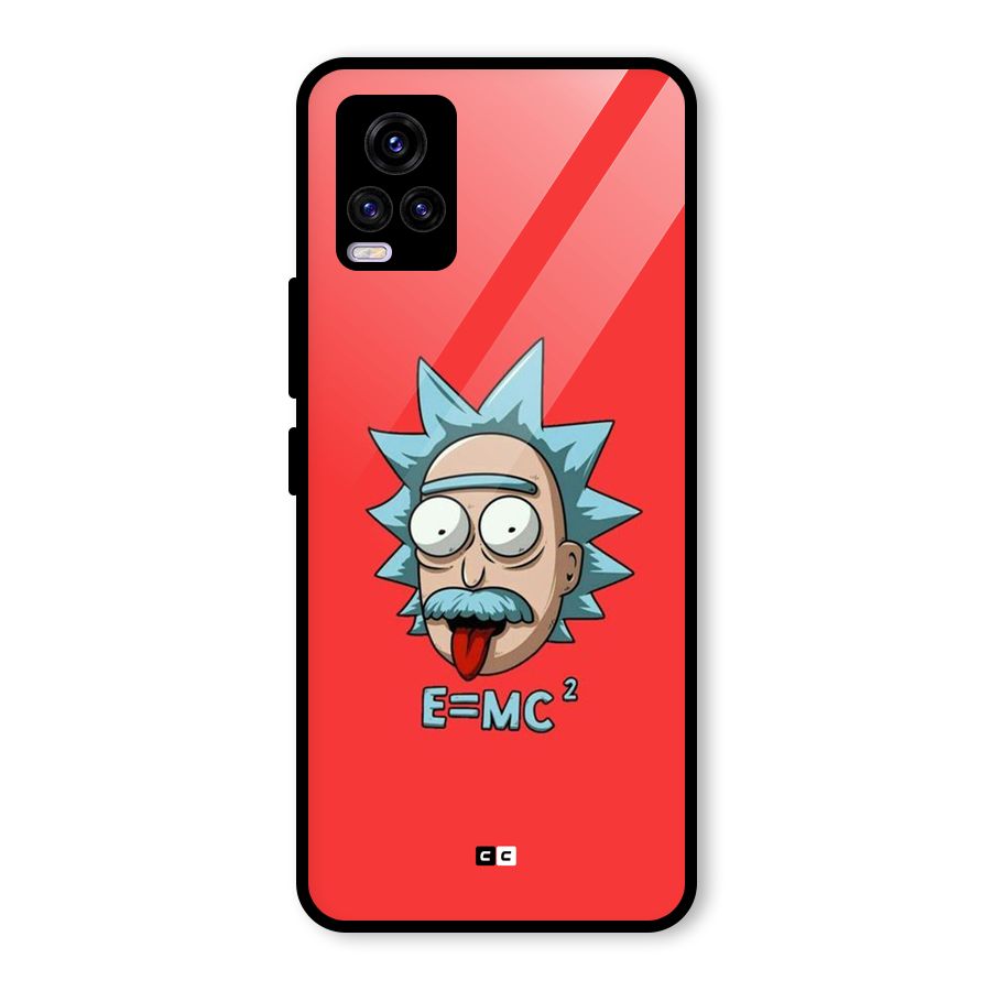 E is Equal Glass Back Case for Vivo V20 2021