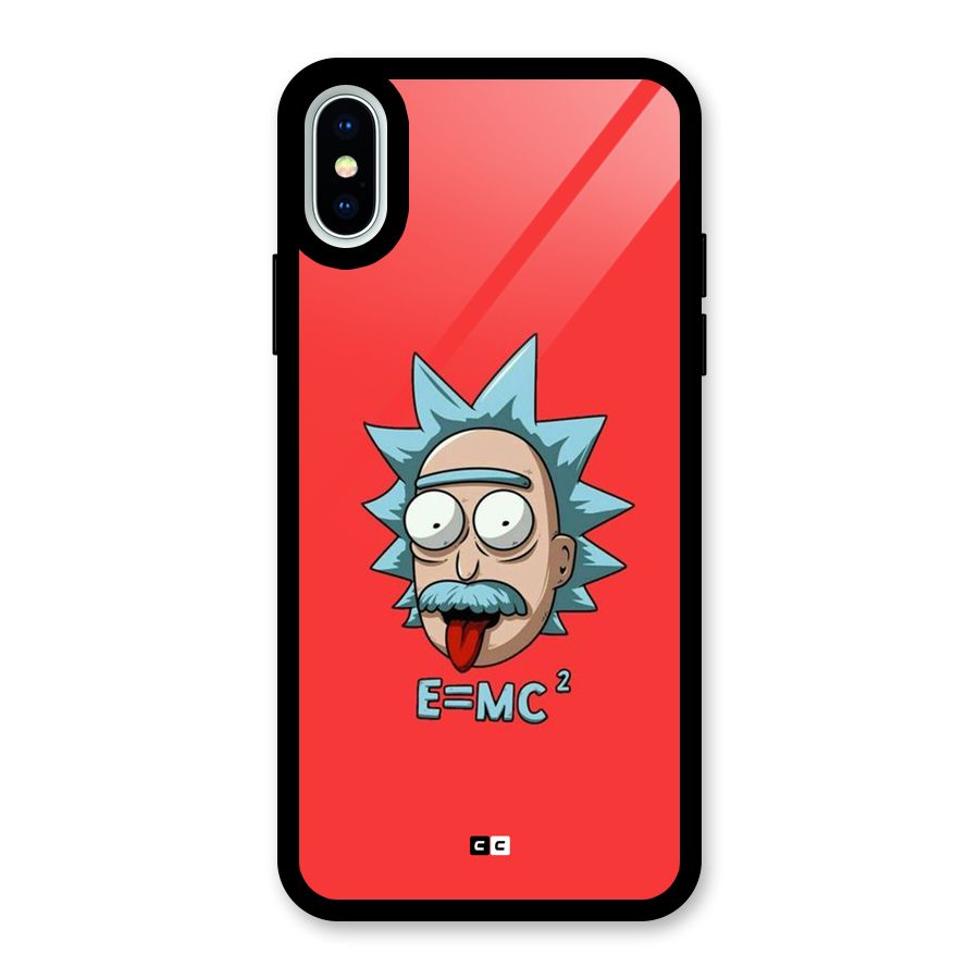 E is Equal Glass Back Case for iPhone X