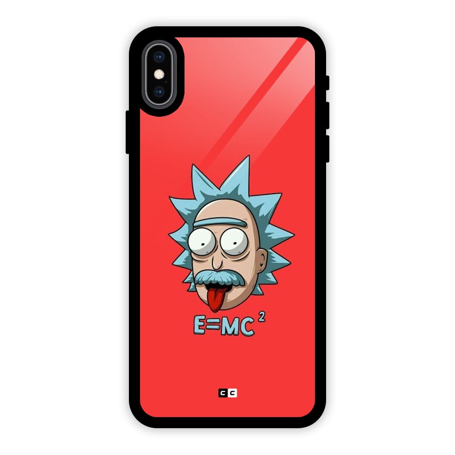 E is Equal Glass Back Case for iPhone XS Max