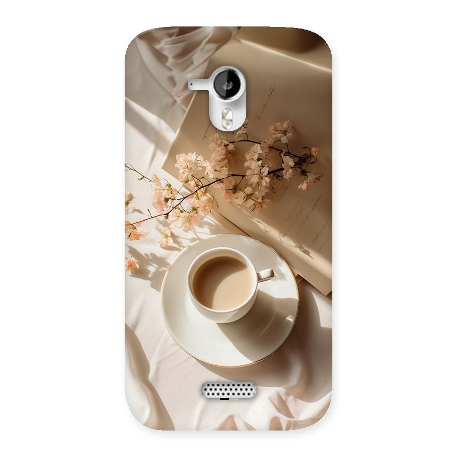 Early Morning Tea Back Case for Canvas HD A116