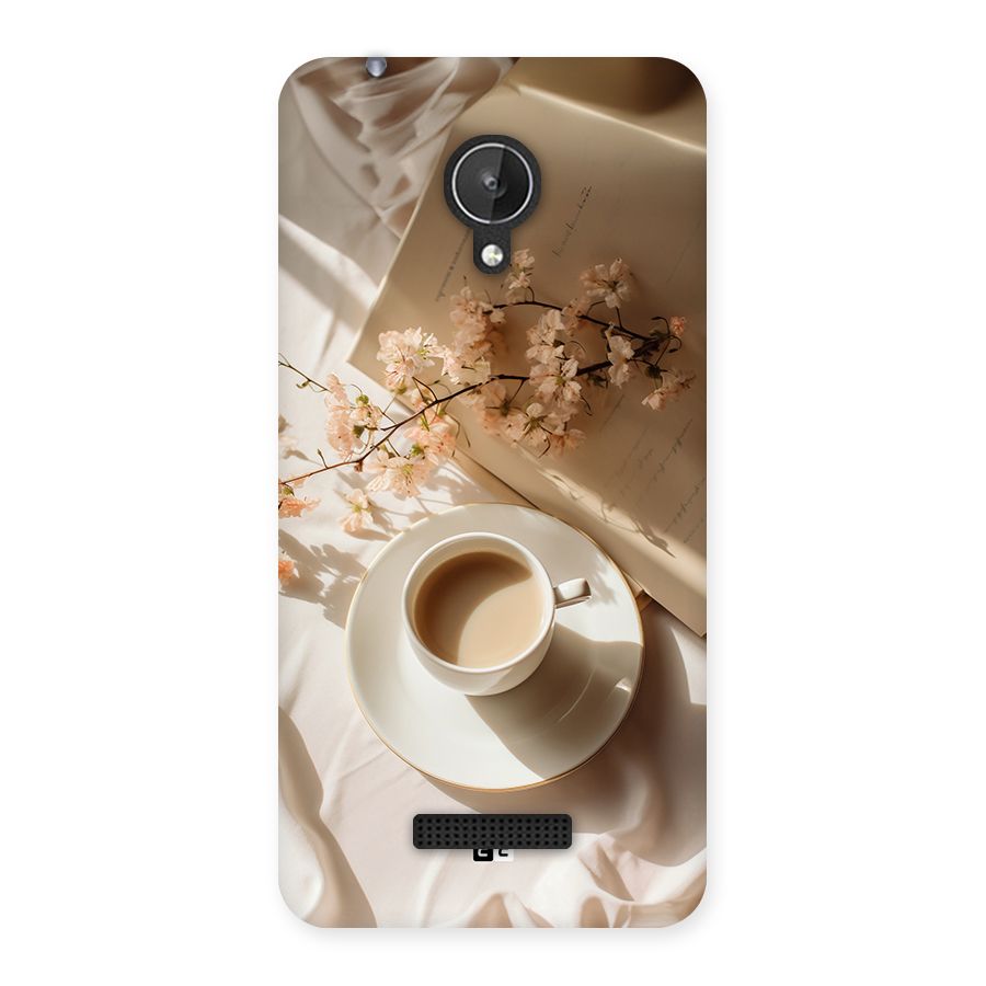 Early Morning Tea Back Case for Canvas Spark Q380