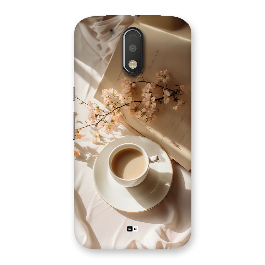 Early Morning Tea Back Case for Moto G4 Plus