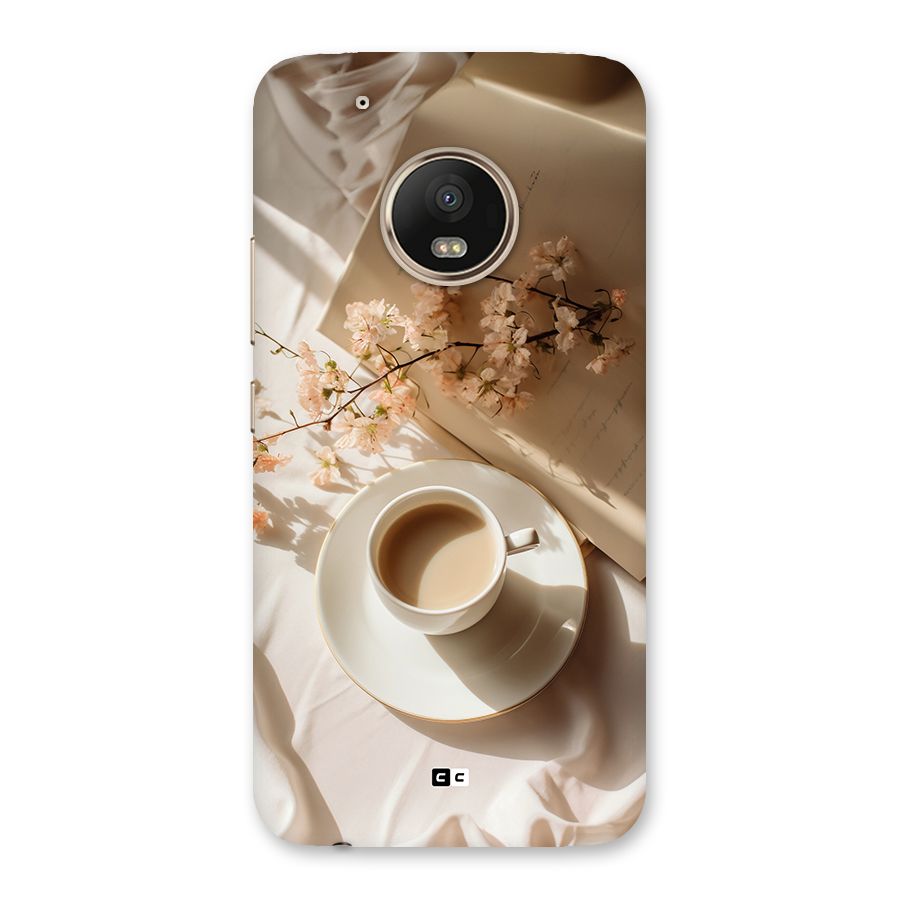Early Morning Tea Back Case for Moto G5 Plus